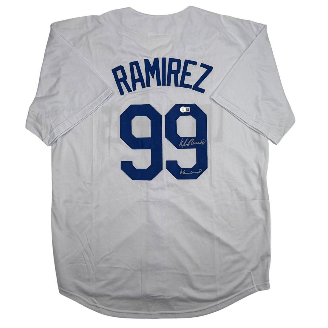 Manny Ramirez signed custom baseball jersey Beckett BAS authenticated (1 of 4)