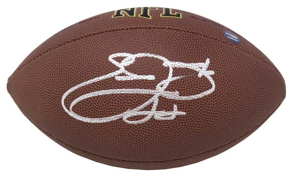 Emmitt Smith Autographed Wilson Super Grip NFL Football with Prova COA: Emmitt Smith Autographed Wilson Super Grip NFL Football with Prova COA This Emmitt Smith signed Wilson Super Grip full-size NFL football is a must-have for any football fan. Authenticated with a Prova
