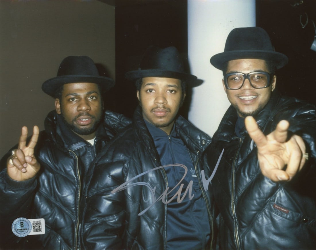 Run DMC Darryl McDaniels Signed 8x10 Photograph Beckett BAS BP33152 (1 of 1)