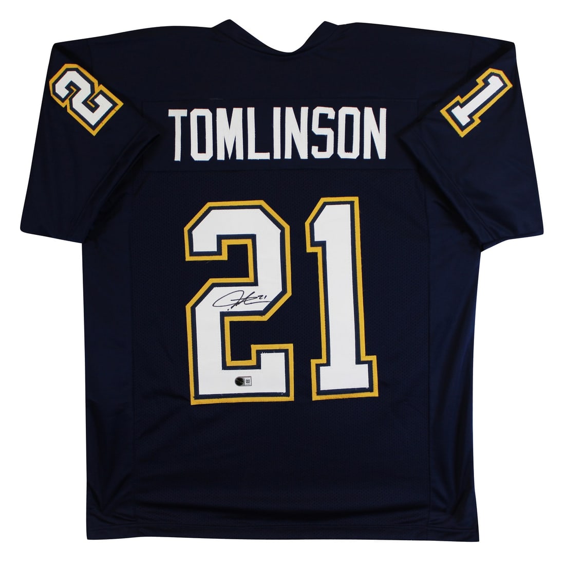 Beckett Authenticated LaDainian Tomlinson Signed Chargers Navy Jersey (1 of 3)