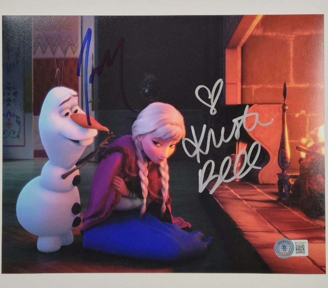Kristen Bell Signed Frozen 8x10 Photo Beckett Authenticated (1 of 1)