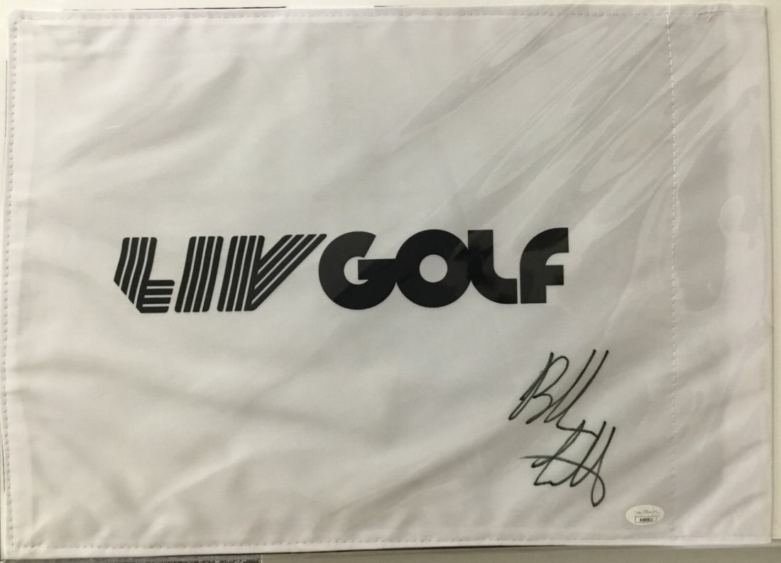 Bubba Watson Signed LIV Golf Flag JSA Authenticated Collectible (1 of 3)