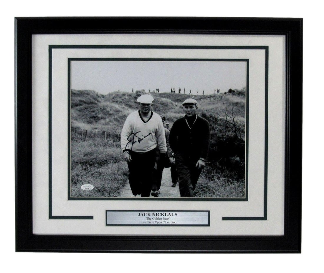 Framed 11x14 Jack Nicklaus Signed Photo with JSA Authentication (1 of 4)