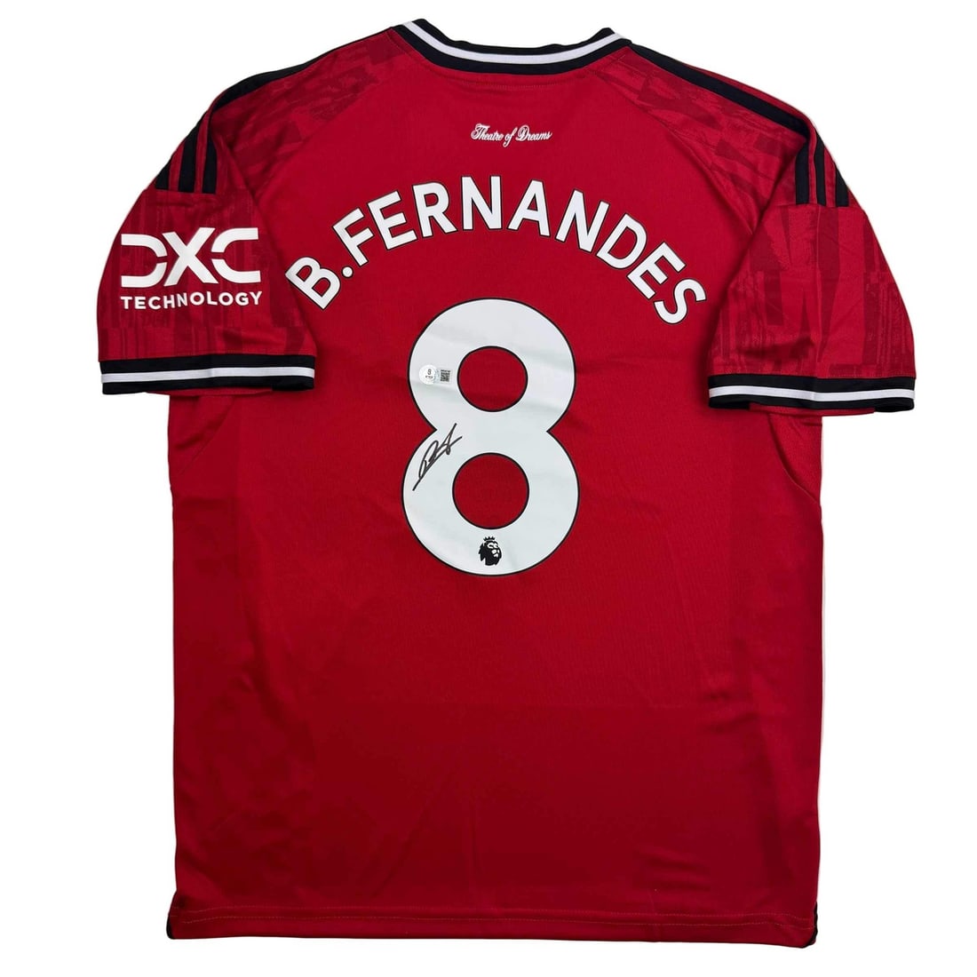 Bruno Fernandes Signed Manchester United Red Jersey Beckett COA (1 of 4)