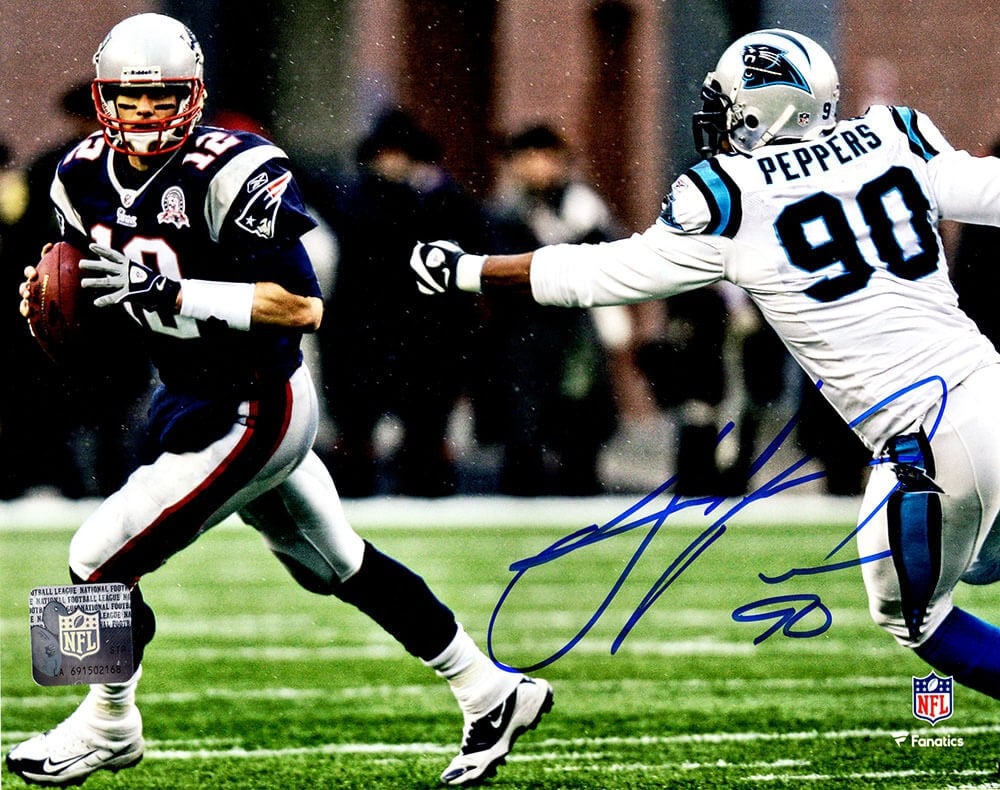 Julius Peppers Autographed 8x10 Panthers Photo with COA (1 of 1)