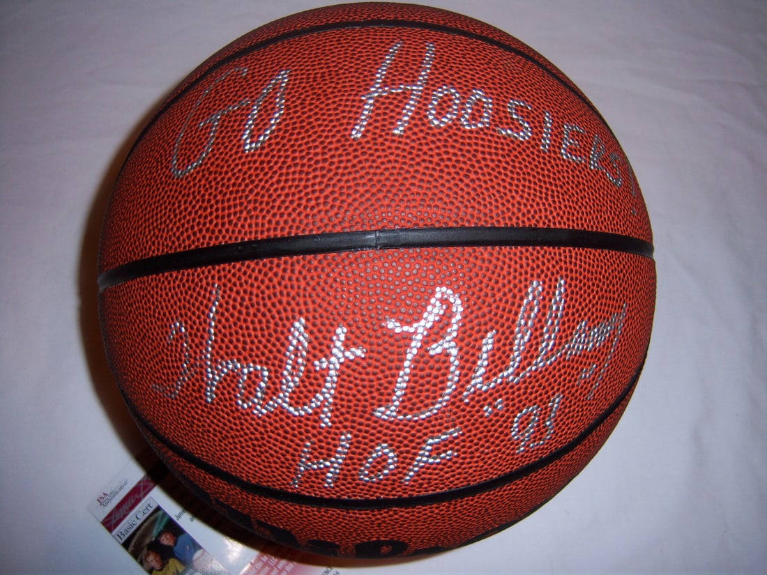 Signed NBA Basketball Walt Bellamy JSA COA Indiana Hoosiers Atlanta Hawks (1 of 2)