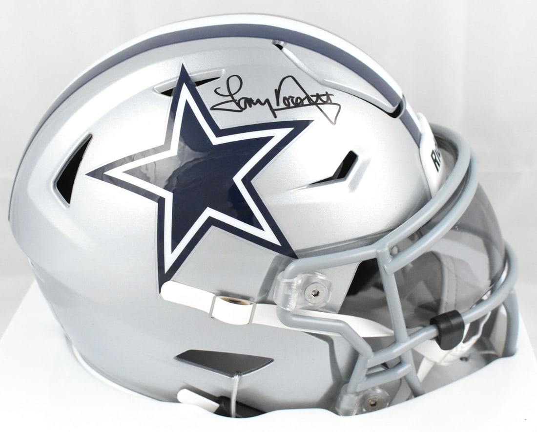 Dallas Cowboys Tony Dorsett signed Mid-Size SpeedFlex helmet Beckett hologram: Dallas Cowboys Tony Dorsett signed Mid-Size SpeedFlex helmet Beckett hologram This is a pre-owned Dallas Cowboys mid-size SpeedFlex helmet autographed by Tony Dorsett. The helmet is an original item a