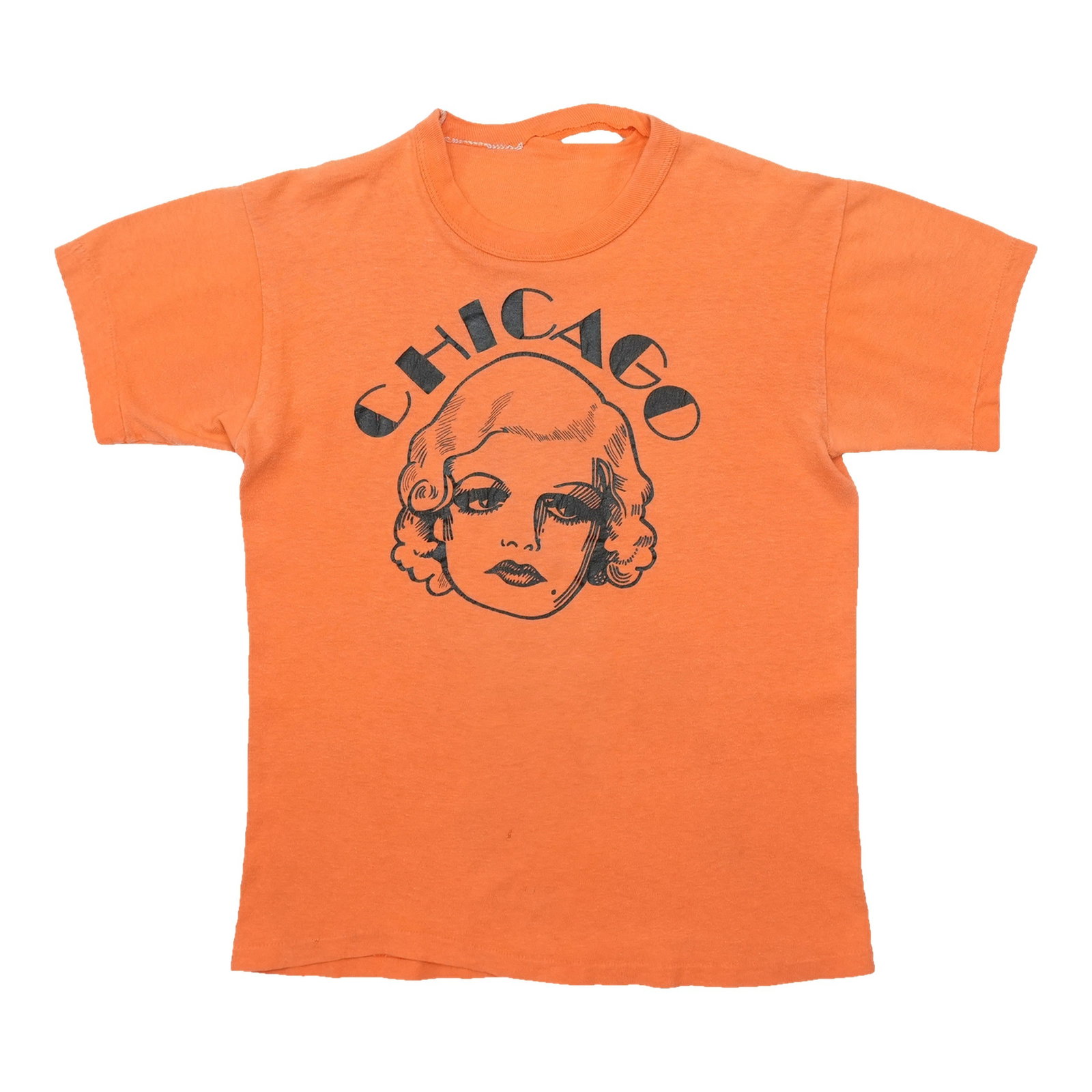 Orange 1970s Chicago International Amphitheater Vintage Cotton T Shirt (1 of 7)