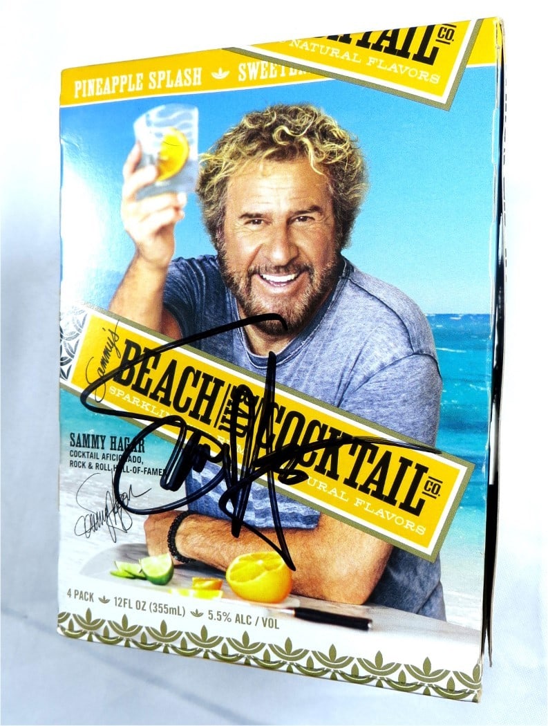 Sammy Hagar Autographed Retail Box Empty Cocktail BAS Certified (1 of 3)