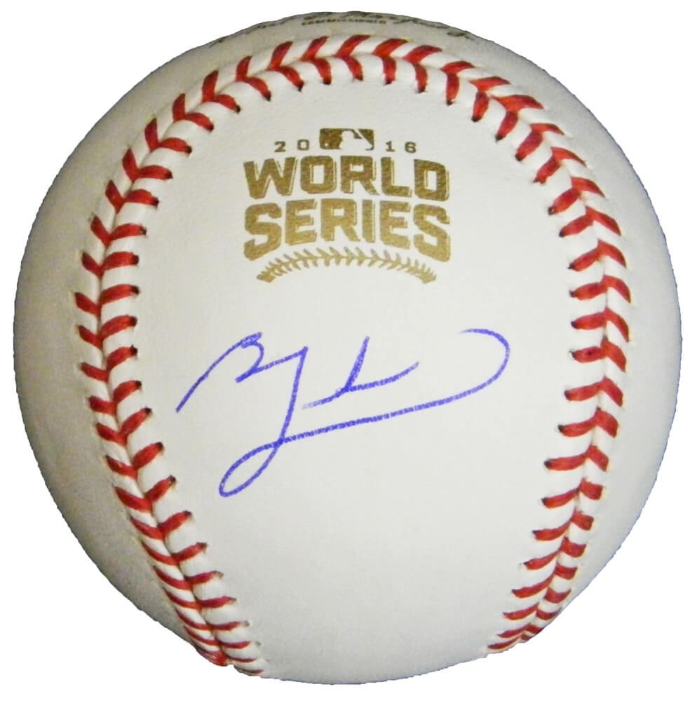 Rawlings 2016 World Series Baseball Signed by Ben Zobrist with COA (1 of 1)