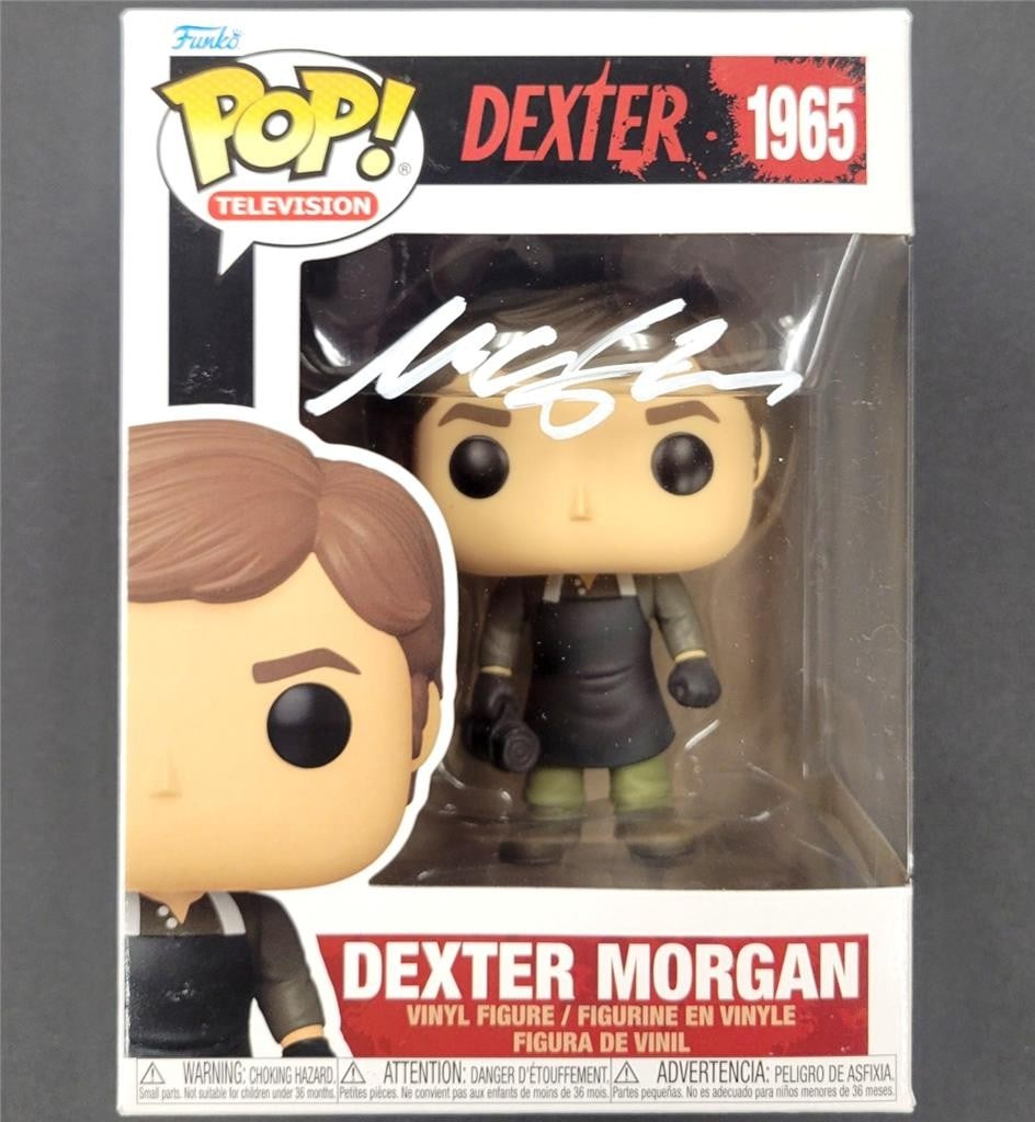 Michael C. Hall Signed Dexter Morgan Funko Pop Beckett Authenticated (1 of 6)