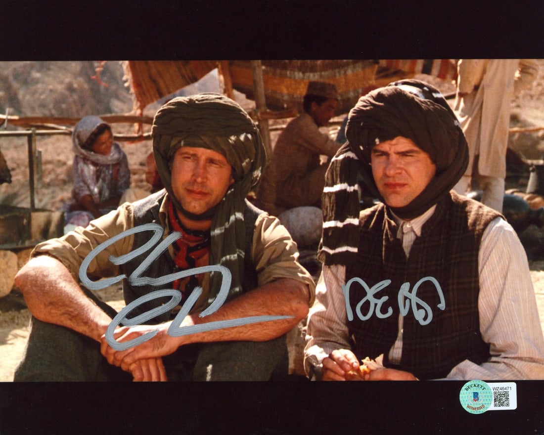 Signed 8x10 Photograph Spies Like Us Chevy Chase Dan Aykroyd BAS Witnessed (1 of 1)