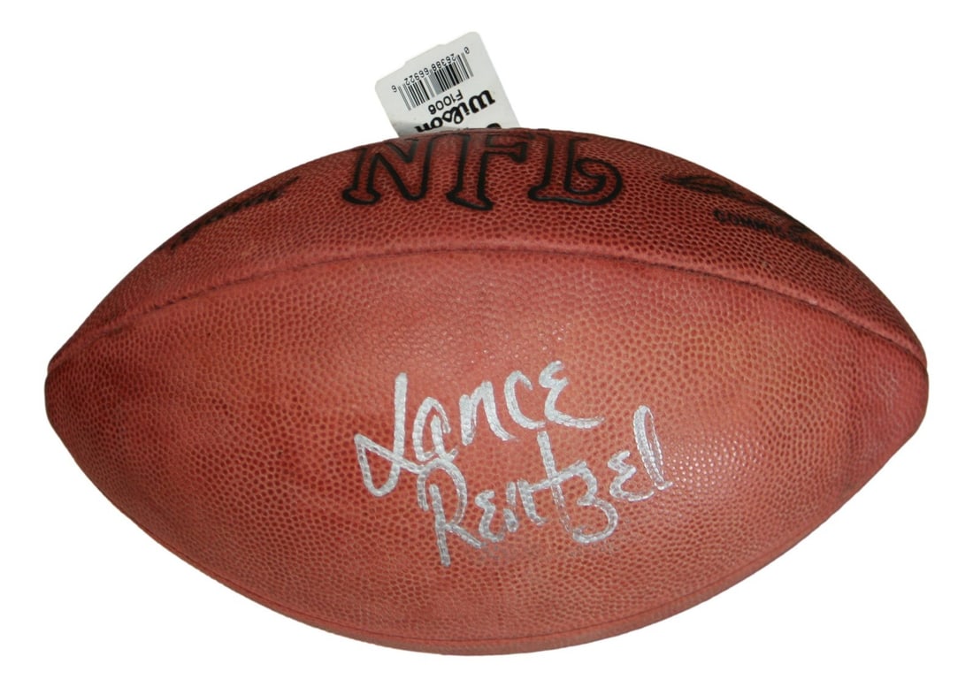 Dallas Cowboys NFL Ball Signed by Lance Rentzel with Beckett Authentication (1 of 3)