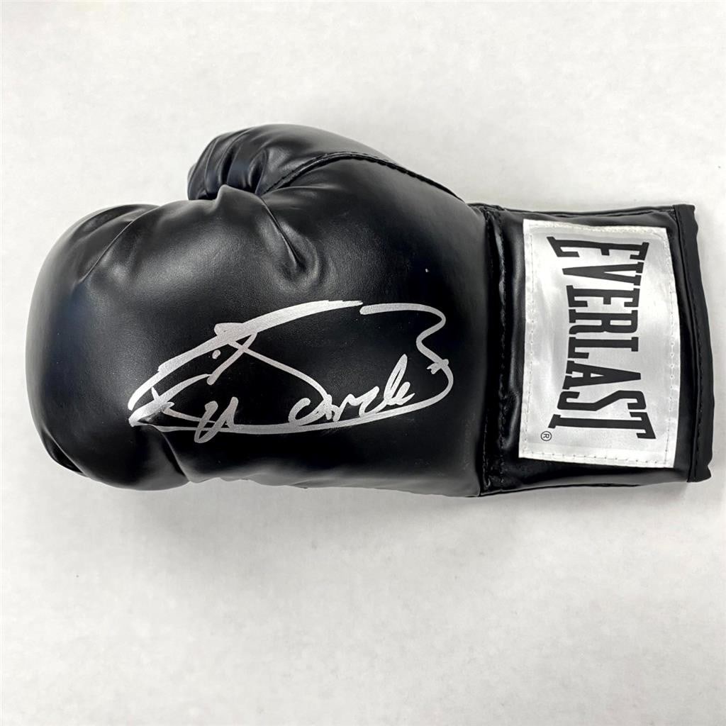 JSA LOA autographed Everlast black boxing glove Canelo Alvarez (1 of 5)