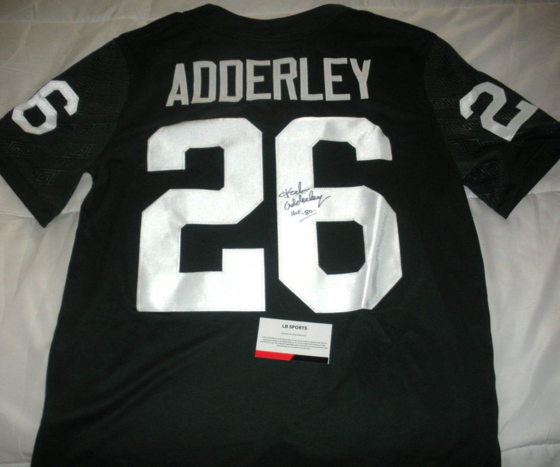 Signed Nike Michigan State Spartans Herb Adderley Football Jersey COA (1 of 2)