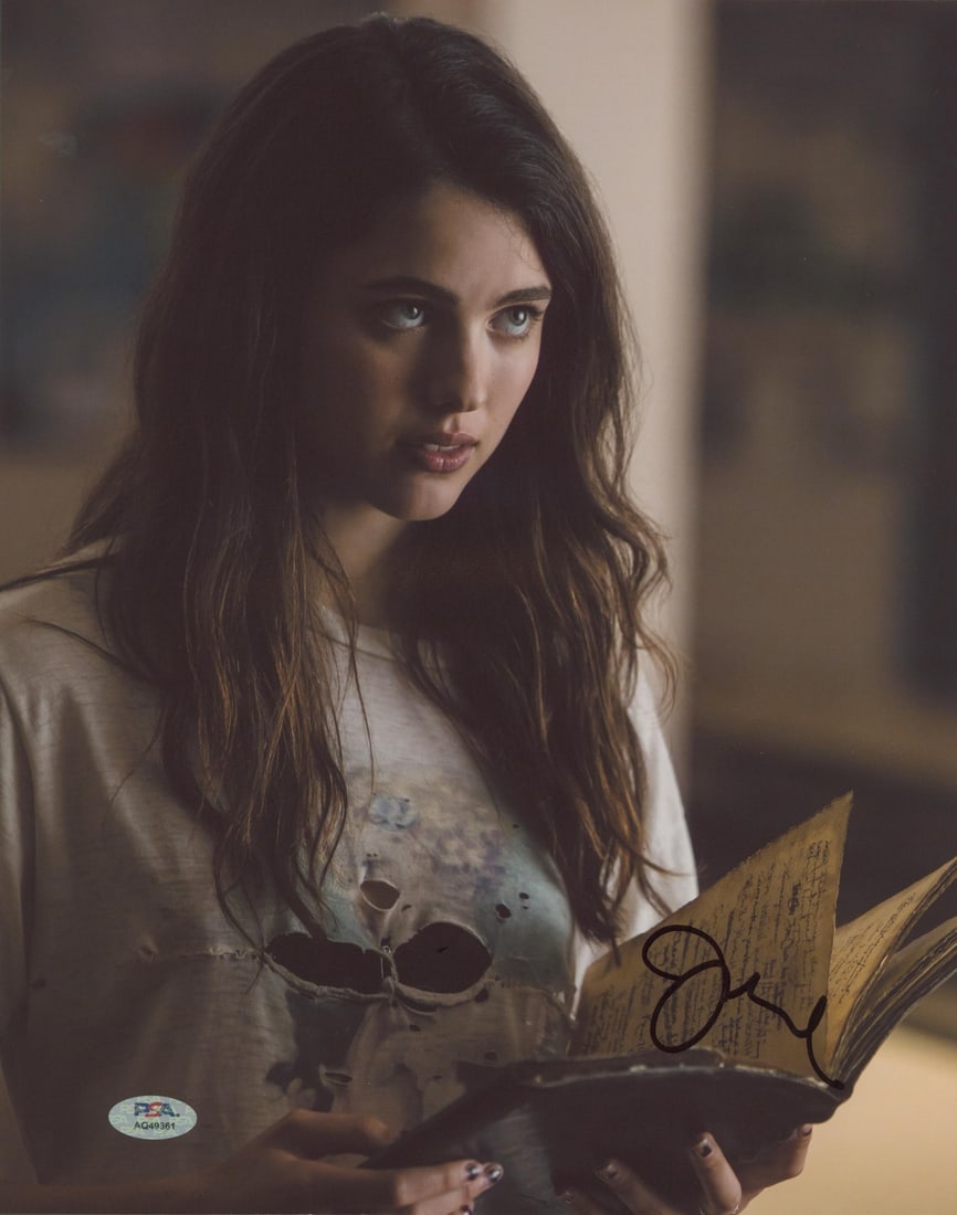 Signed 11x14 Margaret Qualley Death Note photo PSA DNA authenticated (1 of 1)