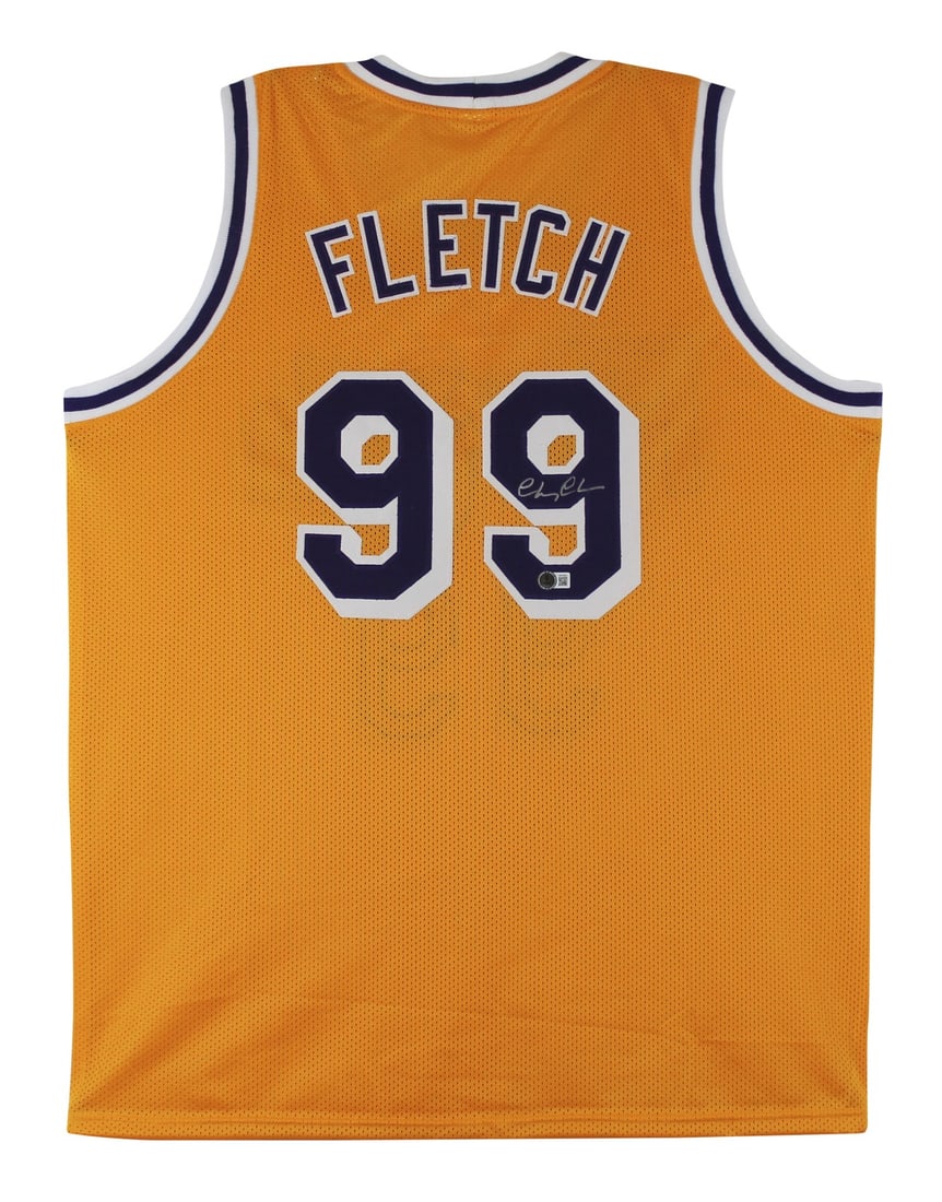 Chevy Chase Signed Yellow Fletch Jersey BAS Authenticated (1 of 7)