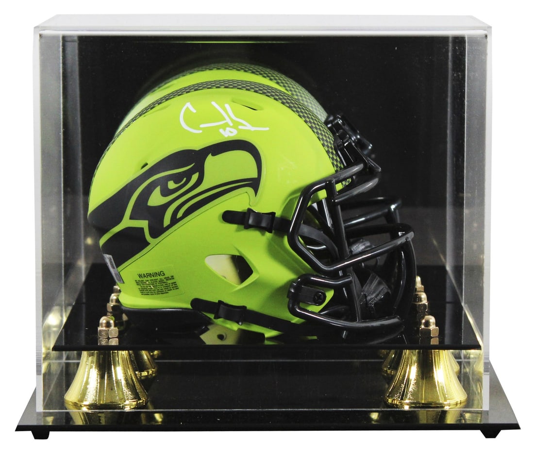 Cooper Kupp Signed Seahawks Mini Helmet with Fanatics Authentication (1 of 3)