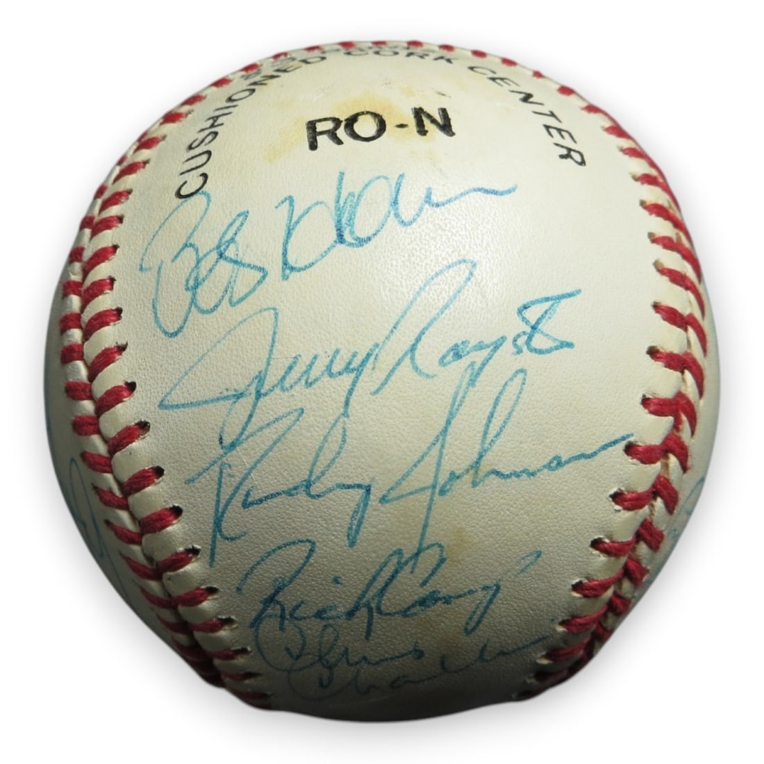 Atlanta Braves 1982 team signed Rawlings baseball 23 autographs GAI: Atlanta Braves 1982 team signed Rawlings baseball 23 autographs GAI Original 1982 Atlanta Braves autographed baseball with 23 signatures on a Rawlings Official National League Baseball. Signers includ