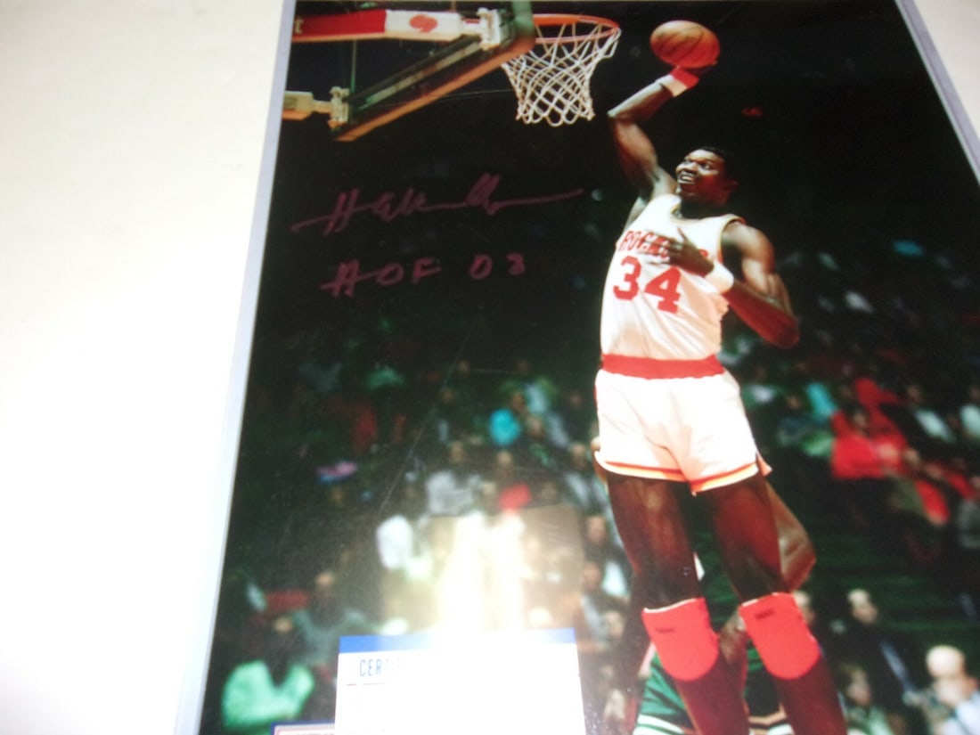 11x14 Signed Photo Hakeem Olajuwon PSA DNA Certified Houston Rockets Hall of Fame (1 of 2)