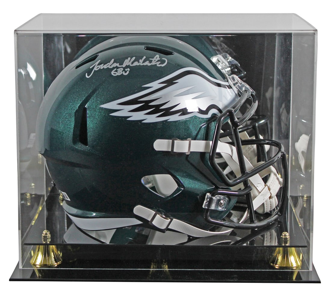 Jordan Mailata Signed Eagles Full Size Helmet with Beckett Authentication: Jordan Mailata Signed Eagles Full Size Helmet with Beckett Authentication This autographed Riddell Full Size Speed Replica Helmet is personally signed by Jordan Mailata of the Philadelphia Eagles. The