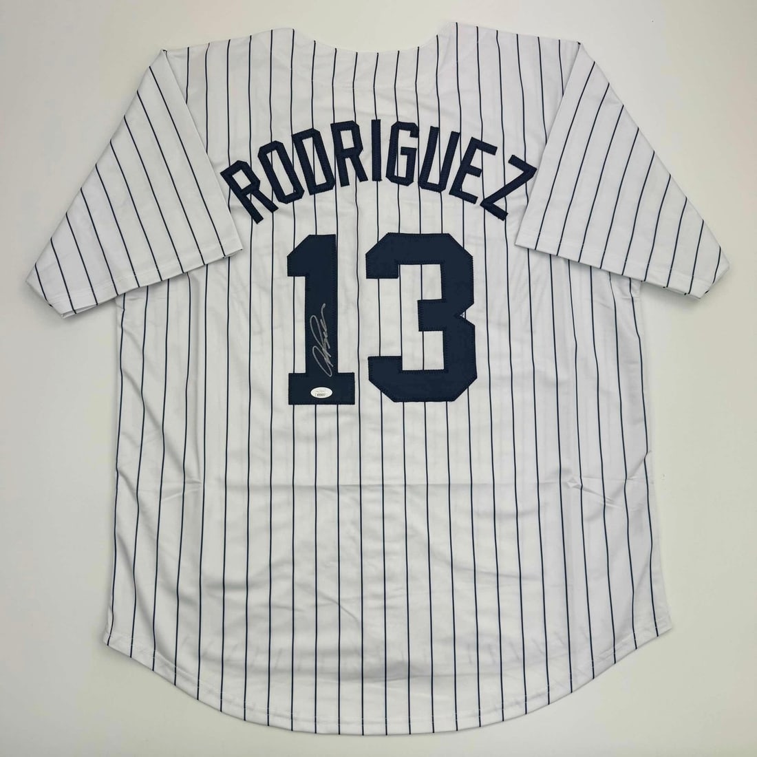 Alex Rodriguez Signed Yankees Pinstripe Custom Jersey JSA Authenticated (1 of 4)