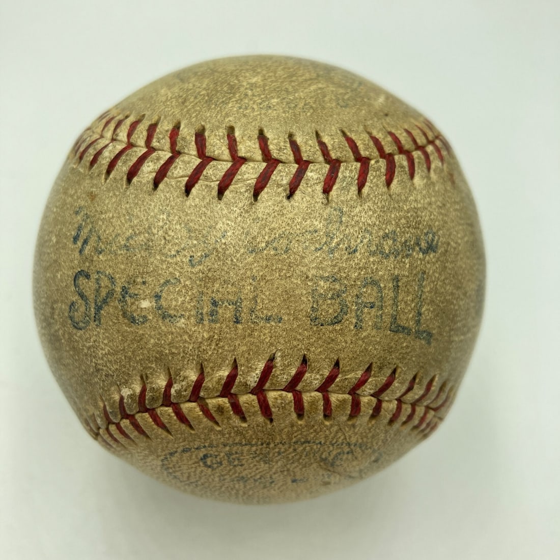 Mickey Cochrane Single Signed Baseball with JSA Authentication - 2