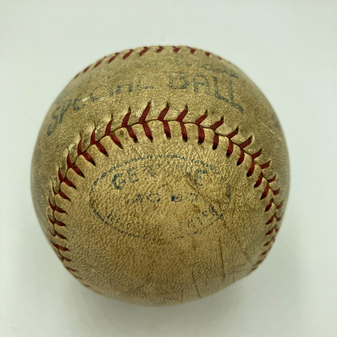 Mickey Cochrane Single Signed Baseball with JSA Authentication - 3