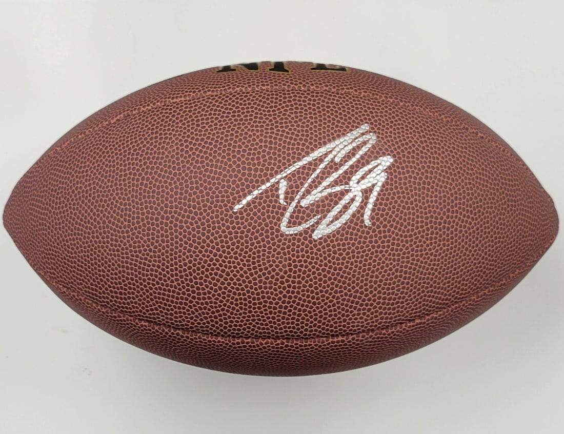 Drew Brees Autographed Wilson NFL Replica Football Beckett Authenticated: Drew Brees Autographed Wilson NFL Replica Football Beckett Authenticated This is an original Wilson NFL replica football signed by Drew Brees of the New Orleans Saints. The autograph has been