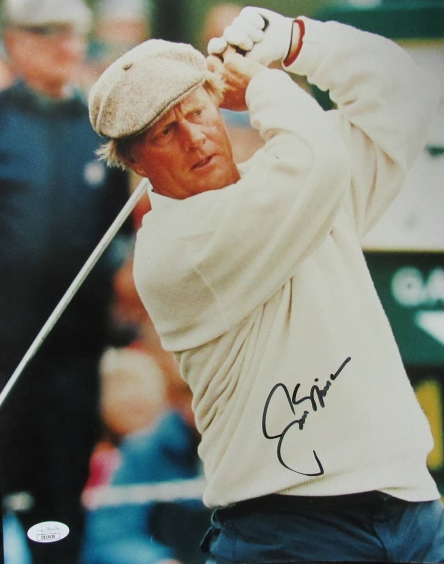 JSA Certified Jack Nicklaus Autographed 11x14 PGA Golf Photo (1 of 3)