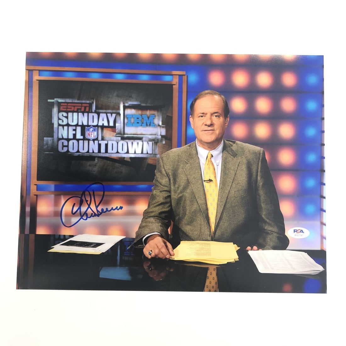 Chris Berman Autographed 11x14 Photo PSA/DNA Certified (1 of 3)