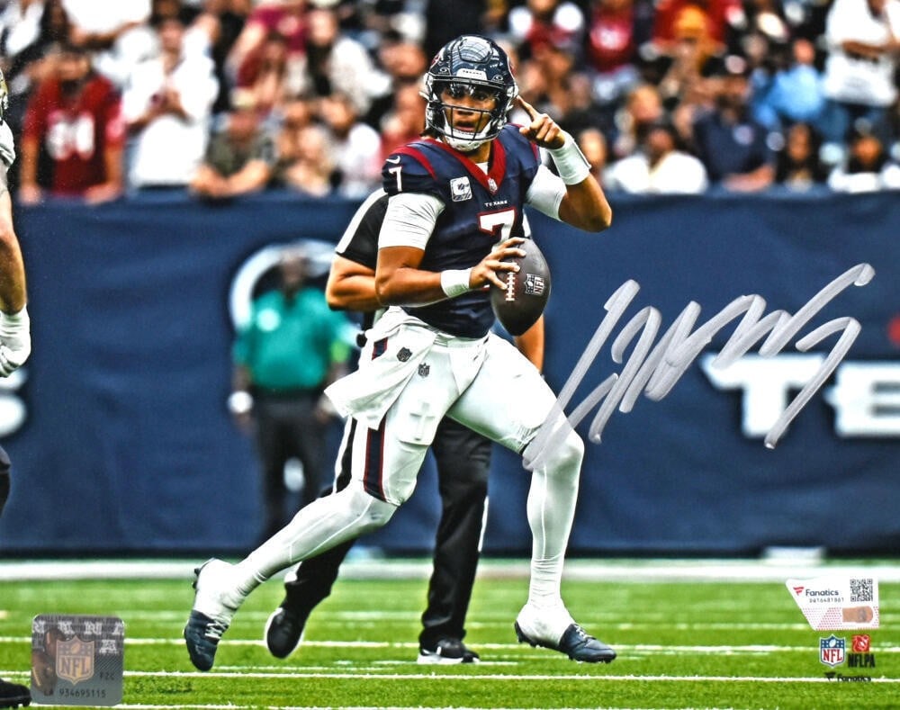 Signed 8x10 Original Photo of C.J. Stroud Houston Texans Fanatics (1 of 6)