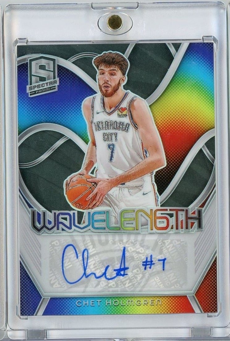 Chet Holmgren 2023 Panini Spectra Wavelength Auto Card /25 (1 of 2)