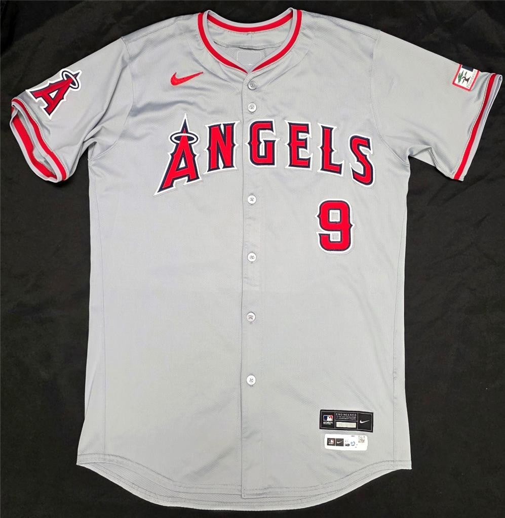 MLB Auth Zach Neto Los Angeles Angels game used jersey July 4 2024 (1 of 8)