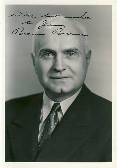 5x7 Signed Bernie Bierman Football Photo PSA DNA Minnesota (1 of 1)