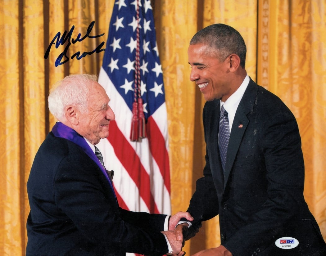 11X14 Autographed Mel Brooks Photograph PSA DNA Certified (1 of 1)