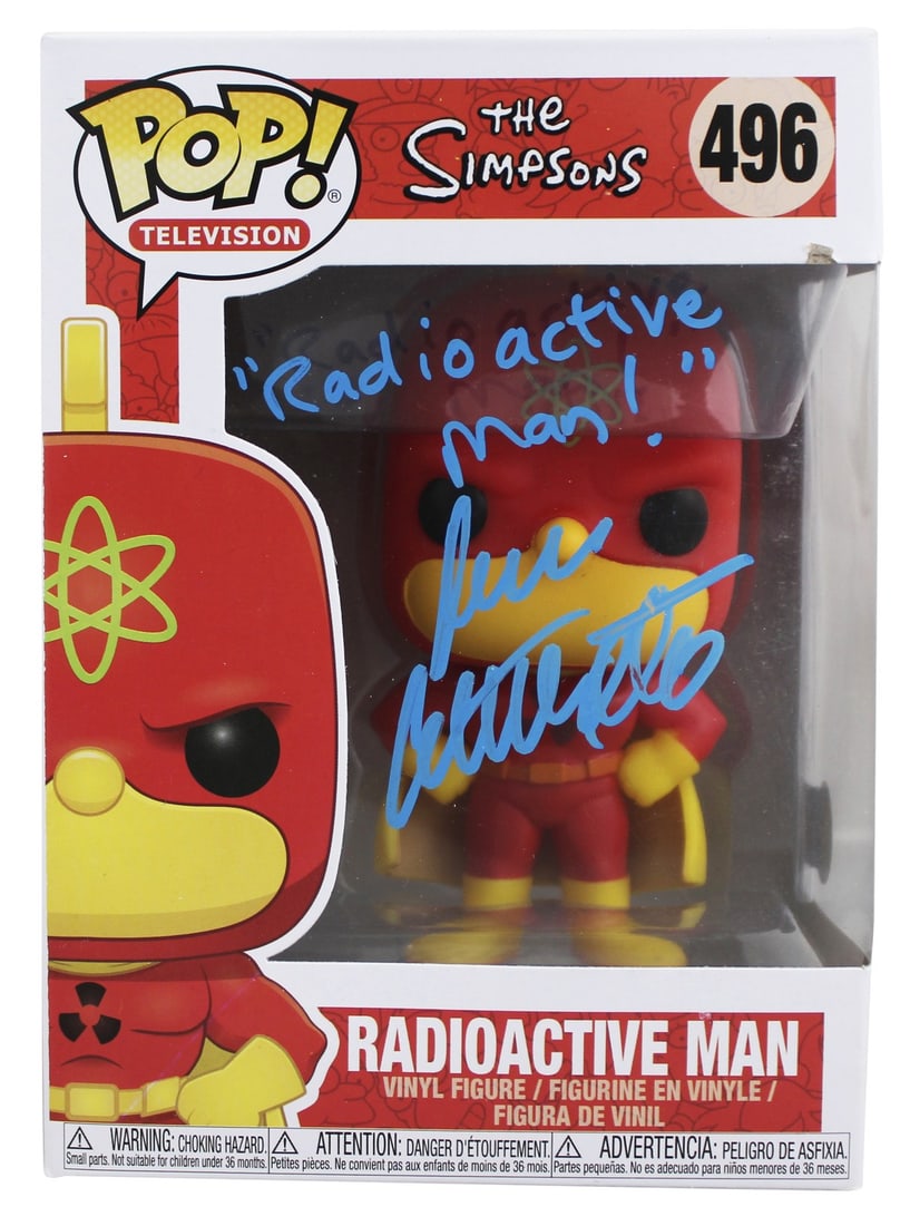 Dan Castellaneta Signed The Simpsons Radioactive Man Funko Pop BAS (1 of 7)