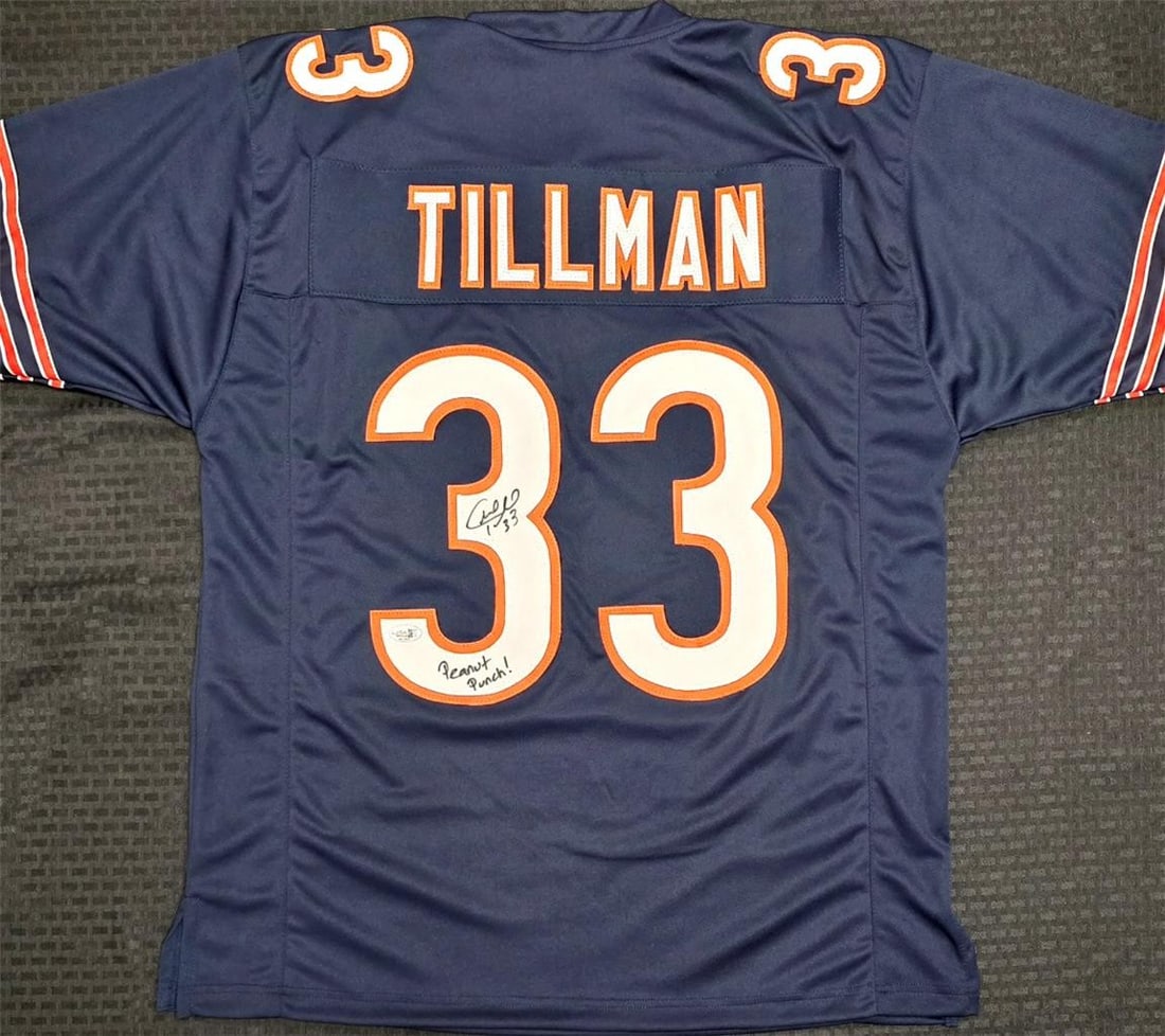 Autographed Chicago Bears Jersey Charles Tillman Peanut Punch JSA Authenticated (1 of 5)