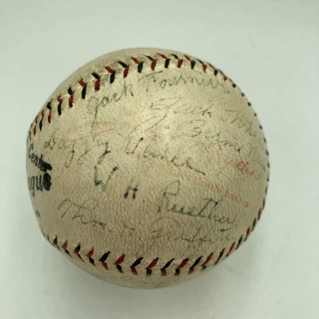 1924 Brooklyn Dodgers Team Signed Baseball with 24 Autographs JSA COA: 1924 Brooklyn Dodgers Team Signed Baseball with 24 Autographs JSA COA This 1924 Brooklyn Dodgers (Robins) team signed baseball is a remarkable piece of baseball memorabilia, featuring 24 signatures in