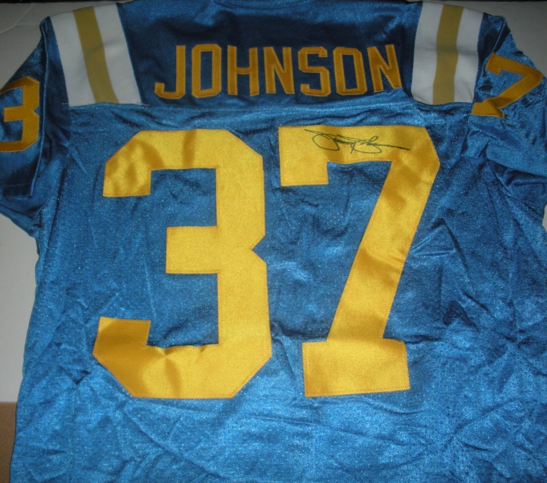 Adidas UCLA Bruins Jimmy Johnson Signed Jersey With Certificate of Authenticity (1 of 3)