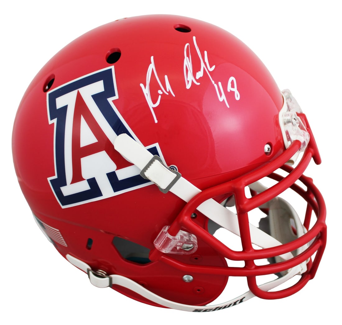 Beckett Witnessed Rob Gronkowski Autographed Arizona Wildcats Schutt Proline Helmet (1 of 3)