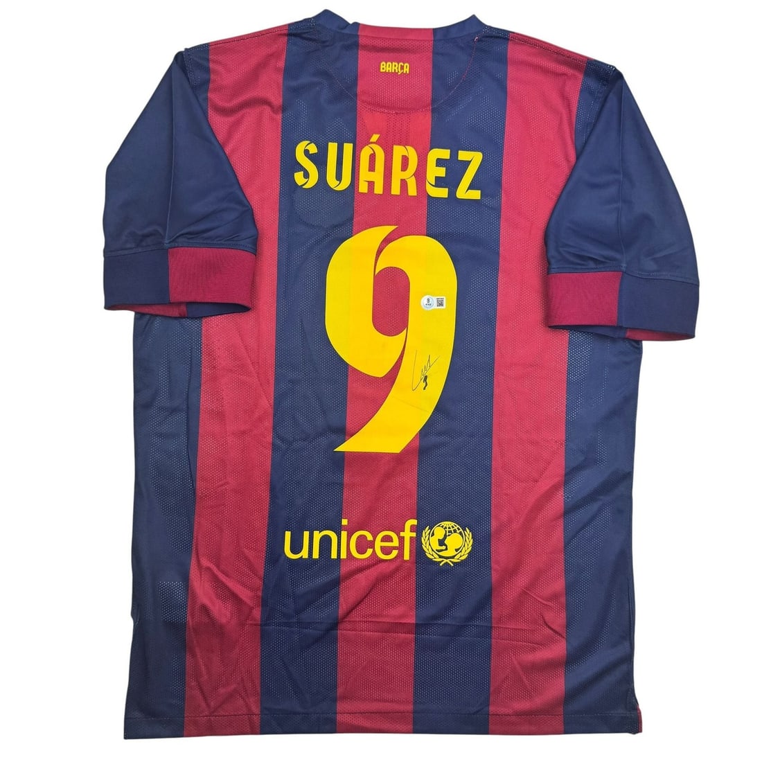 Luis Suarez Signed FC Barcelona Soccer Jersey Beckett Authentication (1 of 4)