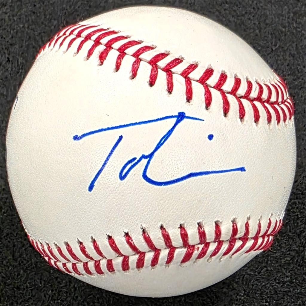 Official MLB baseball autographed by Tobey Maguire JSA (1 of 5)