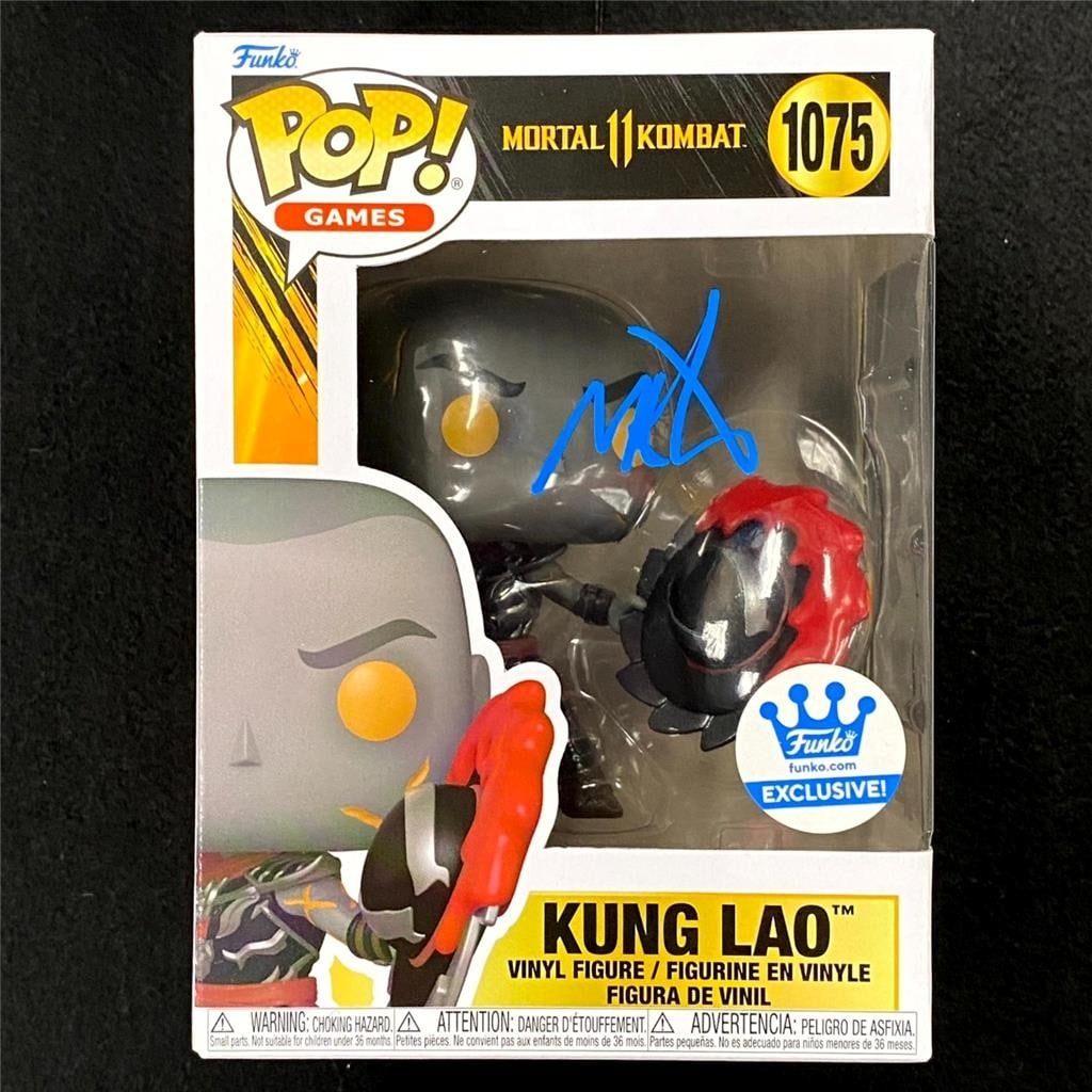 Beckett BAS signed Funko Pop Kung Lao by Max Huang (1 of 8)