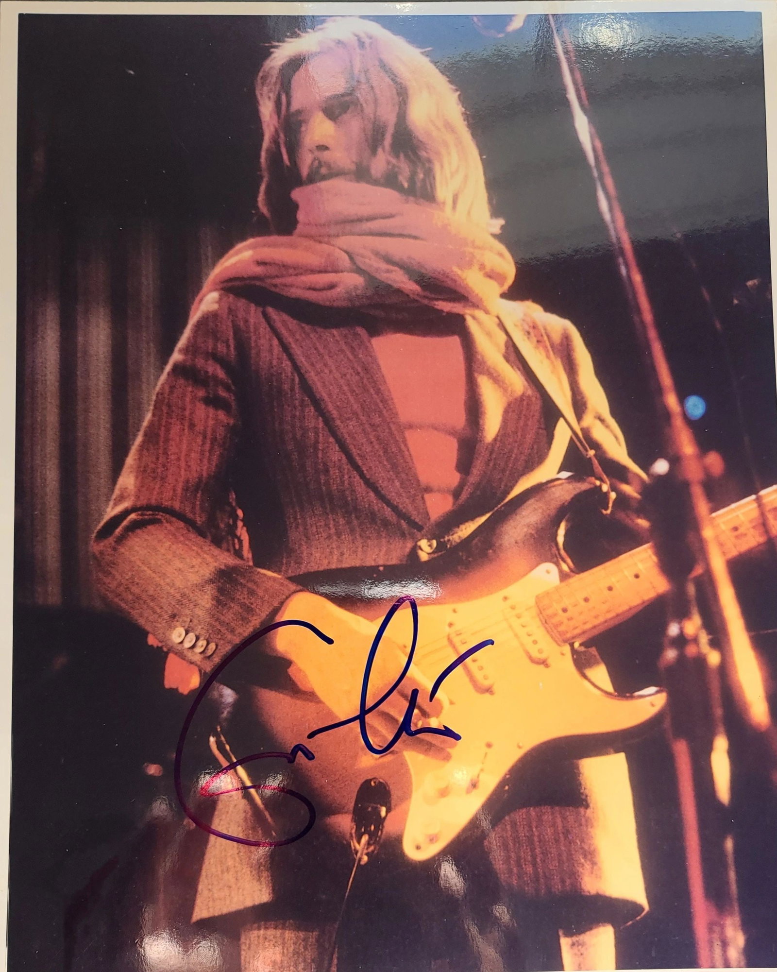 Eric Clapton autographed 8x10 color photo with JSA LOA (1 of 4)