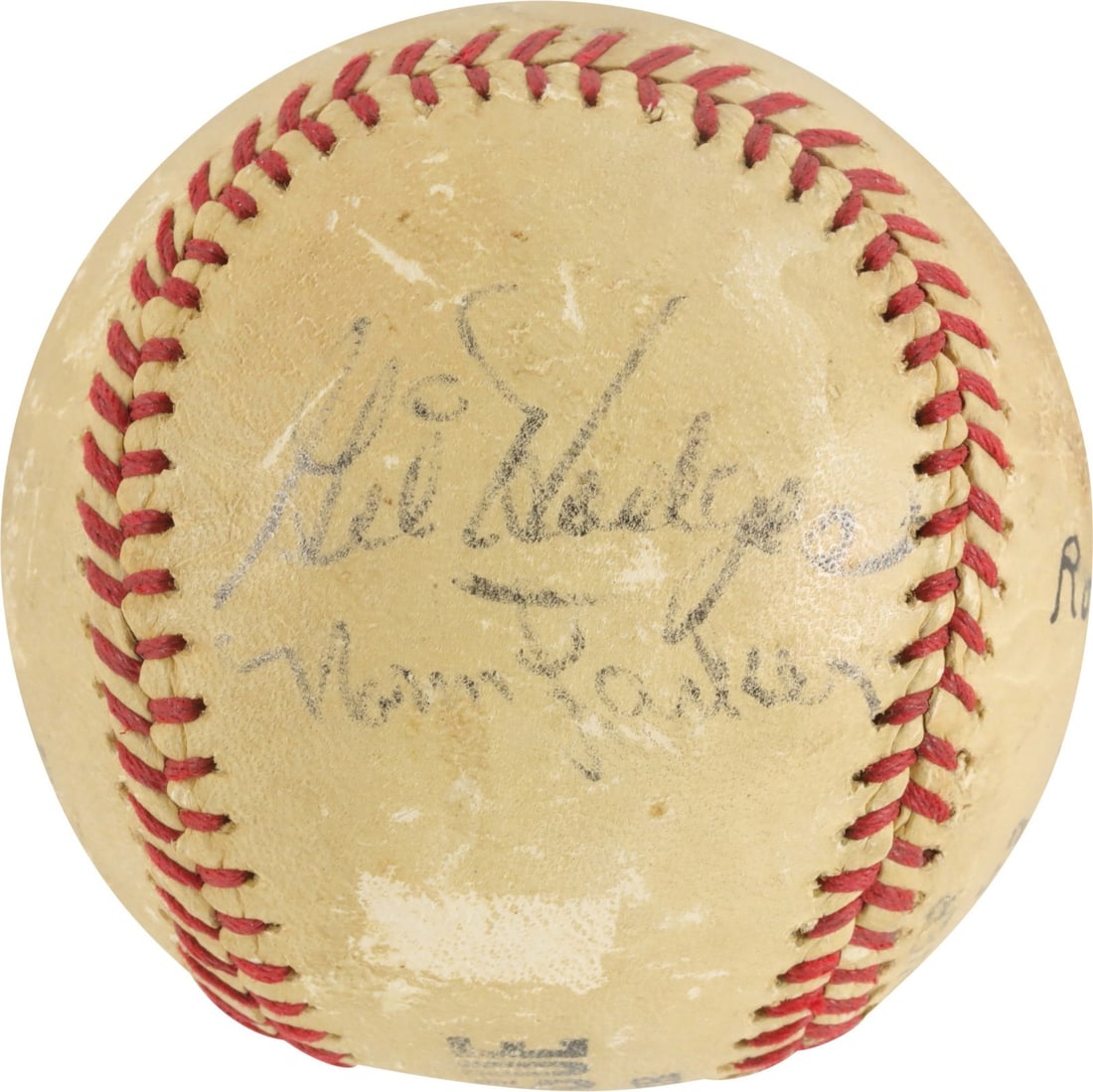 JSA Certified Baseball Signed by Gil Hodges Don Drysdale and Norm Larker: JSA Certified Baseball Signed by Gil Hodges Don Drysdale and Norm Larker Original multi-signed baseball featuring signatures from Gil Hodges and Don Drysdale, with an additional signature from Norm La