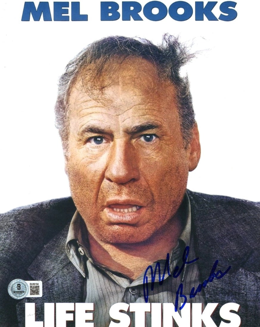 Mel Brooks Autographed 8x10 Photo with Beckett Certification (1 of 2)