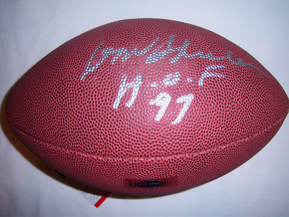 Football autographed by Don Shula with JSA COA Miami Dolphins Hall of Fame 1997: Football autographed by Don Shula with JSA COA Miami Dolphins Hall of Fame 1997 This is a pre-owned football signed by Don Shula, legendary coach of the Miami Dolphins and Hall of Fame inductee in 199