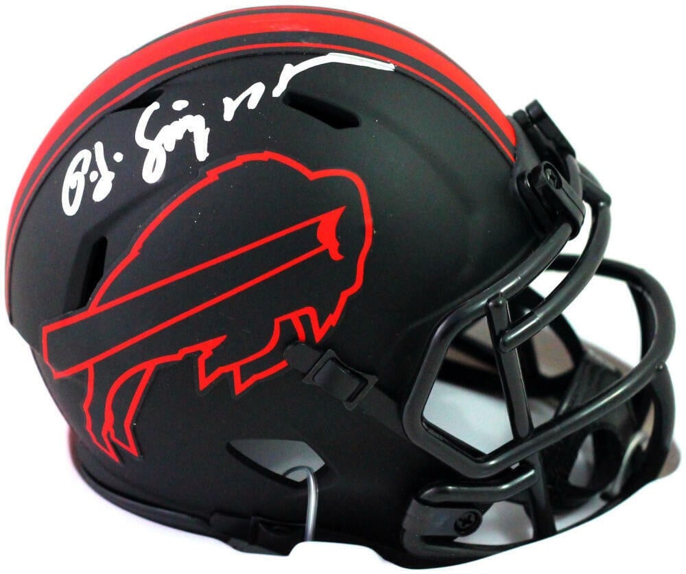 Buffalo Bills Eclipse Mini Helmet Signed by OJ Simpson JSA Authenticated (1 of 8)