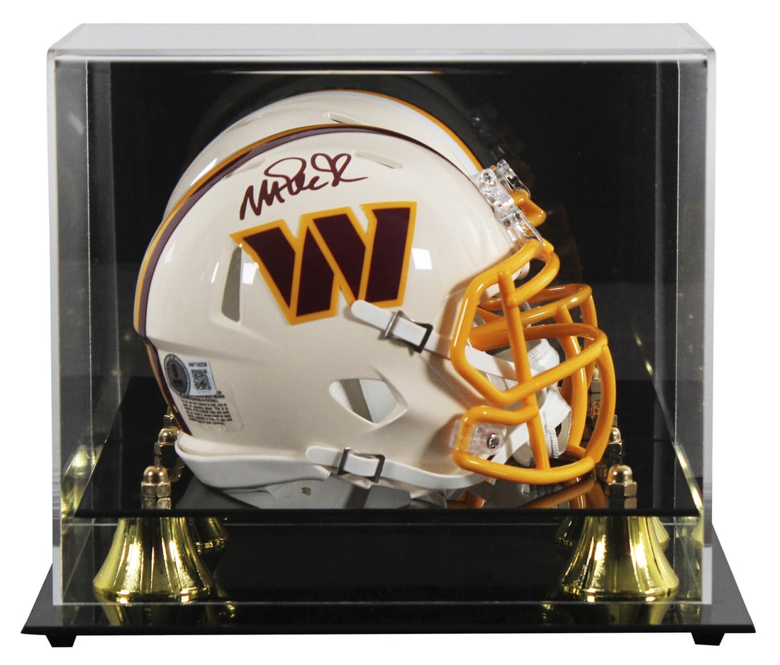Washington Commanders Mini Helmet Signed by Magic Johnson BAS Witnessed (1 of 3)